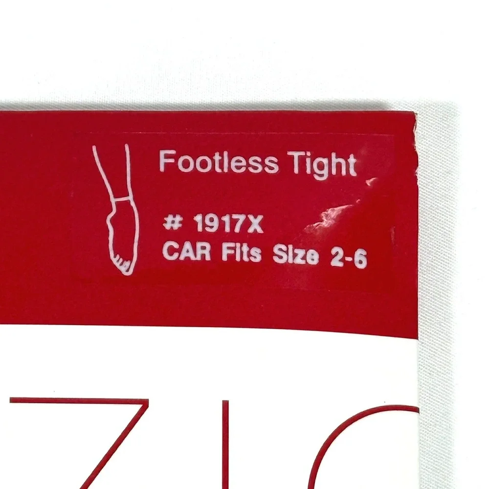 Capezio Footless Tight Girls Size 2-6 Caramel Ultra Soft Dance Hosiery 1917X